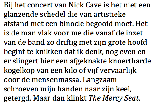 nick cave